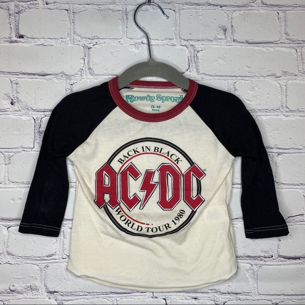 Rowdy Sprout AC/DC Back in Black World Tour Tee